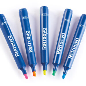 Metal Detectable & X-Ray Visible Retreeva Highlighter Pen - Choice of Colours