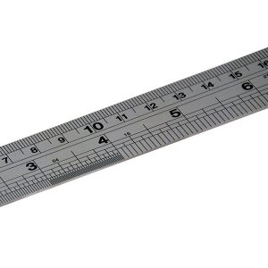 6 stainless steel ruler