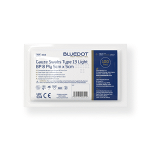 Gauze Swabs 5cm (100) - Image 1