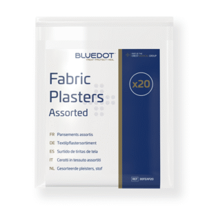 Lightweight Fabric Adhesive Plasters Assorted - 3 Sizes (20)