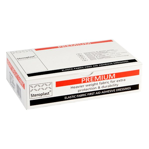 Steroplast Premium Fabric Plasters 4cm x 4cm steroplast premium fabric plasters