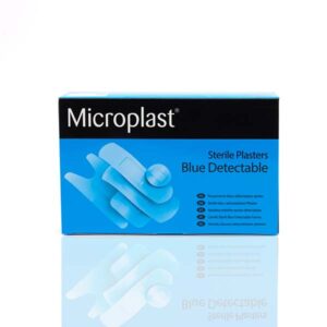 Blue Metal Detectable Plasters Fingertip / Butterfly (50)