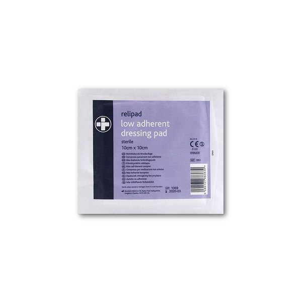 Low Adherent Sterile Dressing Pads 10cm Low Adherent Absorbent Dressing