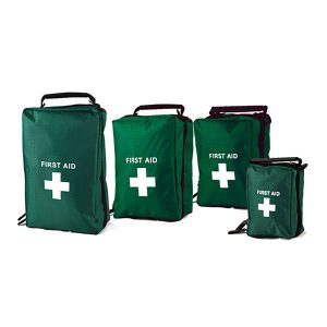 Empty Green First Aid Bag / Pouch with Handle - Medium