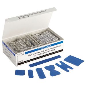 Blue Detectable Plasters Assorted 100