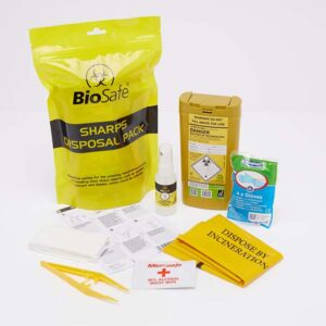 Bio-Hazard Sharps Disposal Kit - 1 Application - Image 1