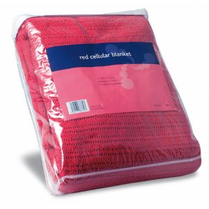 Red Cellular Blanket