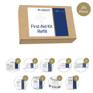 HSE Compliant Basic First Aid Refill Kit 10 Person