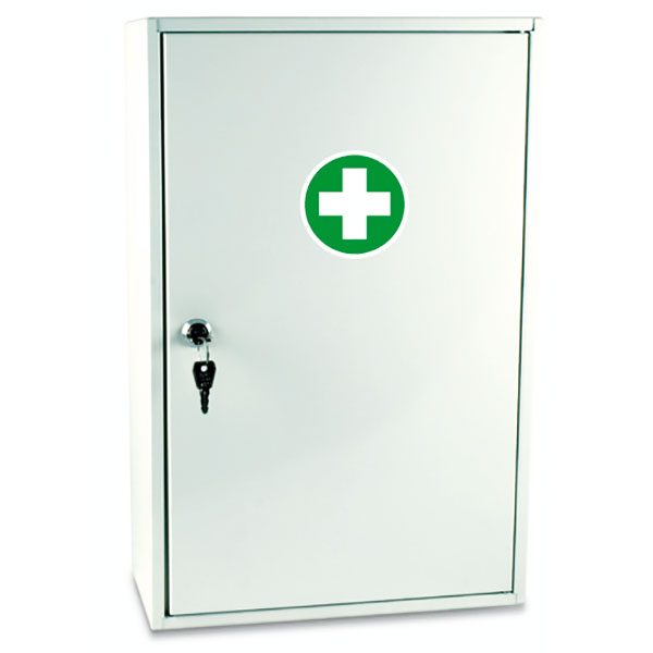 HSE Compliant Blue Catering Basic First Aid Kit in Metal Cabinet 20 Person 20 man first aid kit
