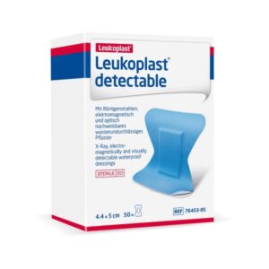 Leukoplast Blue Metal Detectable & X-Ray Visible Plasters Fingertip / Butterfly (50)