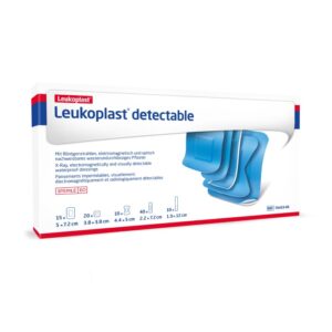 Leukoplast Blue Metal Detectable & X-Ray Visible Plasters - Assorted (95)