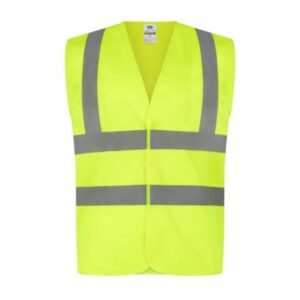 hi vis waistcoat yellow