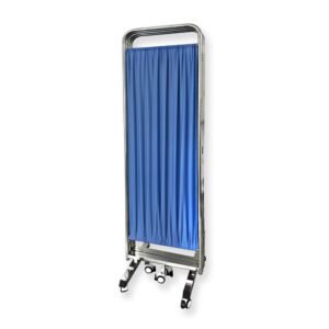 Medical Screen - Stainless Steel Folding with Removable Curtains