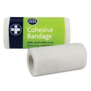 white cohesive bandage