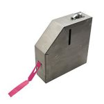 Stainless Steel Keyhole Tag Dispenser - Small 1 Roll