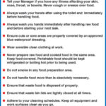 food safety and hygiene posters
