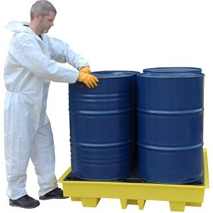 low profile spill containment pallet