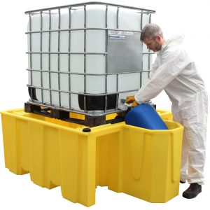 Integrated Dispensing Spill Pallet