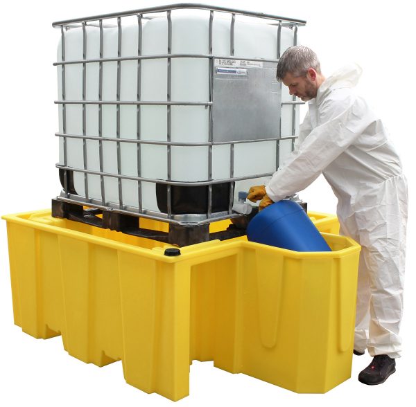 Integrated Dispensing Spill Pallet