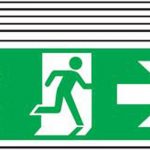 running man right sign