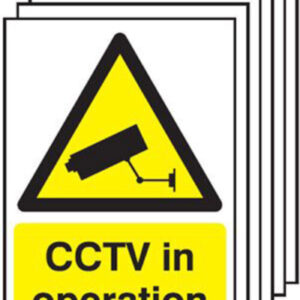 CCTV Operation Sign