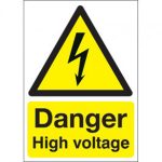 High Voltage Safety Sign