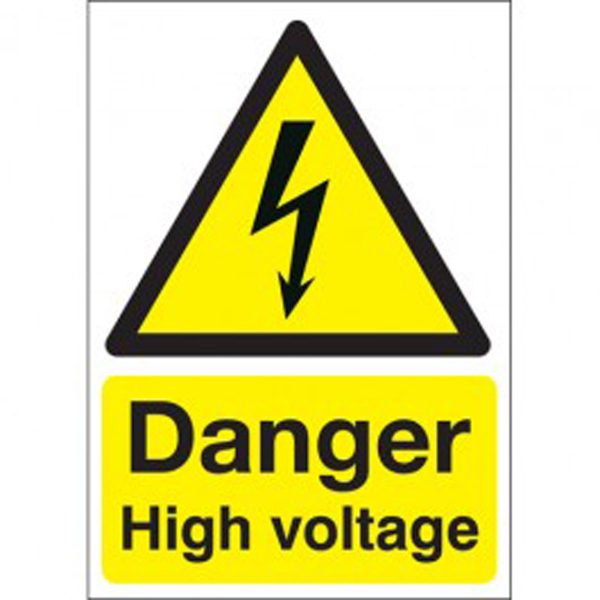 6PSLHA0395.jpg High Voltage Safety Sign