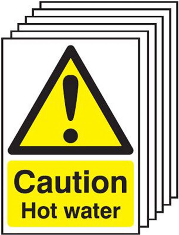 6PSLHA0425.jpg caution sign hot water