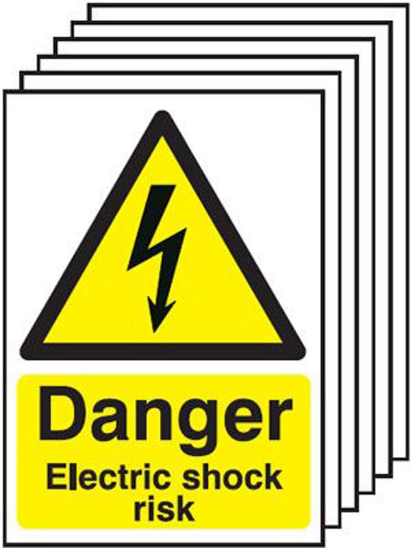 6PSLHA1075.jpg Electric Shock Safety Signs
