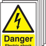 Electric Shock Safety Signs