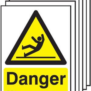 Danger Slippery Surface Signs
