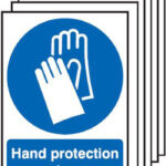 hand protection must be worn sign