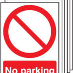 No Parking Sign UK