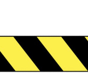 barrier tape black and yellow