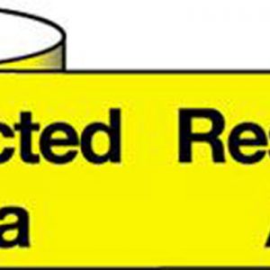 restricted area tape
