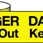 danger keep out tape