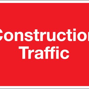 caution construction traffic signs