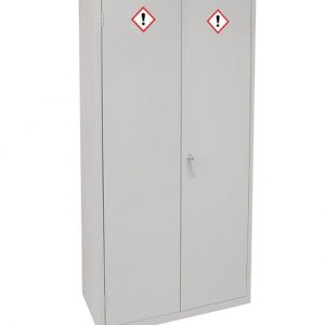 COSHH Cabinet - 1830 x 915 x 457mm (HxWxD) 2 doors, 3 shelves , Sump capacity 36L