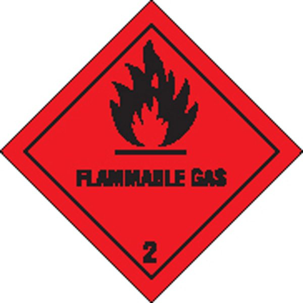CSL02AM.jpg flammable gas hazard sign