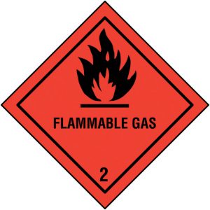 Flammable Diamond Sign