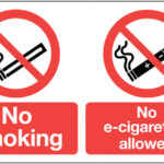 No smoking no e-cigarettes allowed