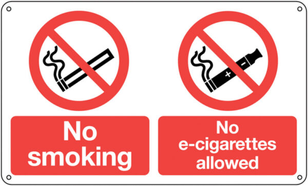 ELSL005KSA.jpg No smoking no e-cigarettes allowed