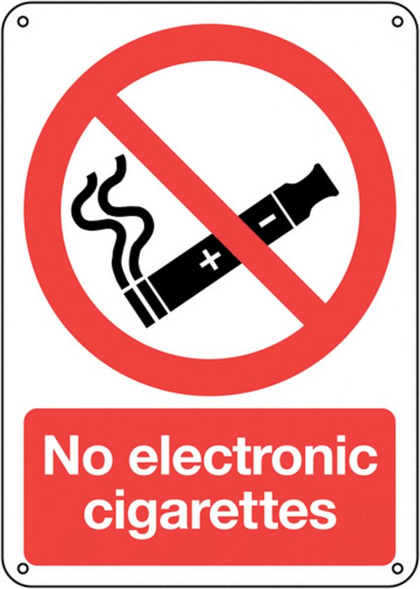 ELSL009A5S.jpg No Electronic Cigarettes Sign