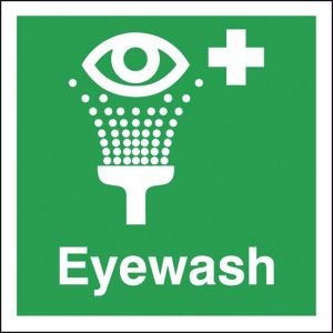 eyewash first aid sign