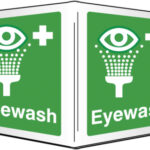 eye wash sign