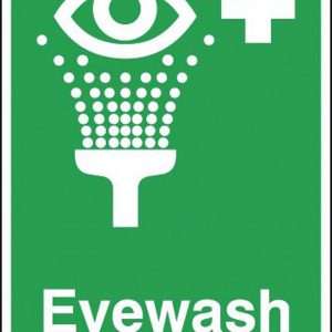 emergency eye wash safety signs