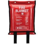 wall mounted fire blanket