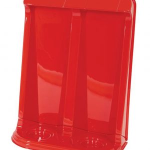 double fire extinguisher stand