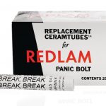 redlam panic bolt spare ceramtube box of 20 ceramic tubes