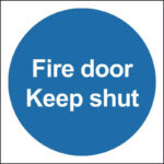 fire door keep closed sign